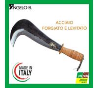 RONCOLA CON GANCIO ANGELO B. ACCIAIO FORGIATO LEVIGATA A MANO MADE IN ITALY