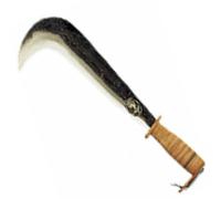 RONCOLA CON MANICO tipo BERGAMO 28 ANGELO BERGAMASCO falce falciola