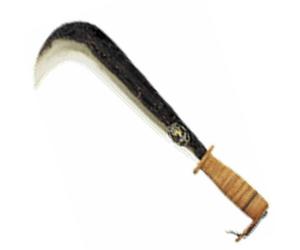 RONCOLA CON MANICO tipo BERGAMO 28 ANGELO BERGAMASCO falce falciola
