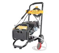 Rondella a benzina ad alta pressione 420cc 7,5 CV motore a quattro tempi motore a benzina 170 bar pressione di lavoro idropulitrice portatile con ruote 5 ugelli e tubo, per la pulizia di pavimenti,