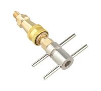 Rondella a connessione rapida per frigorifero in ottone che supporta tubi in rame da 1/4 di pollice nel connettore del vuoto e ruoli di manutenzione del sistema