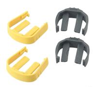 Rondella a pressione Trigger C Clips Connettore di blocco compatibile con K2 K3 Parti di ricambio Tubo ad alta pressione Set di fissaggio a sgancio rapido Giallo Grigio 4 pezzi