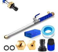 Rondella ad alta pressione 2 in 1, ugello ad alta pressione per tubo da giardino, getto ad alta pressione, ugello ad alta pressione per tubo da giardino, potenza di pulizia della superficie per