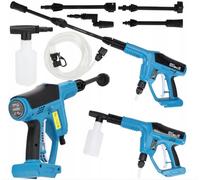 Rondella ad alta pressione a batteria 18 V, DEDRA Max 30 Bar, in cartone senza batteria e caricatore, ergonomica, peso fino a 40 °C, portata massima dell'acqua 3 l/min