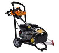 Rondella ad alta pressione a benzina 2200PSI 7.5HP idropulitrice senza fili pulitrice a pressione per terrazze, accessori motore a benzina con ruote e 5 ugelli per pavimenti auto