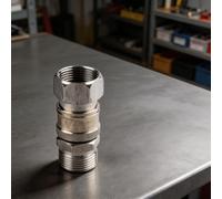 Rondella ad alta pressione adattatore 22x1.5mm Rondella in acciaio ad alta | Valutazione 5000PSI, solida struttura in acciaio inossidabile, resistente all'usura, lunga durata, attività di pulizia