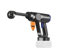 Rondella ad alta pressione, max 45 bar, idropulitrice portatile compatibile con batteria Makita da 18 V, idropulitrice portatile con ugello multiplo 6 in 1, display LCD, tubo da 5 m (senza batteria)