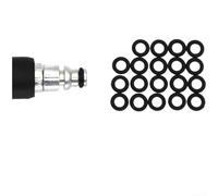 Rondella ad alta pressione O per kit di guarnizioni ad anello, guarnizioni in gomma per Karcher per Yili Morgana Quick Connect raccordi, nero, confezione da 10 o 20 (A)