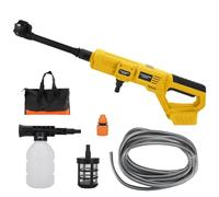 Rondella ad alta pressione per batteria Dewalt 20 V, idropulitrice portatile con tubo, per terrazza, auto, finestre, prato (senza batteria)