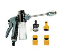 Rondella ad alta pressione portatile - guarnizione filettata, strumento di pulizia a spruzzo regolabile, pistola a spruzzo, connettore tubo da giardino, fissaggio versatile 'ugello 'acqua