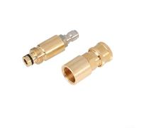 Rondella ad alta pressione Quick Connect Raccordo in rame per pulitori Kärcher, adattatore robusto tubo sicuro e compatibilità ugello (D)