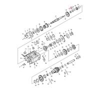 Rondella, albero principale della trasmissione 2a e 3a marcia +.015" 36-86 Bi...