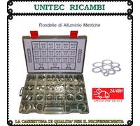 Rondella alluminio scatola misure metriche cassetta assortimento da 360 pz