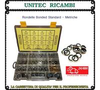 Rondella bonded standard cassetta metriche scatola assortimento da 116pz