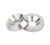 Rondella conica a testa svasata M3 M4 M5 M6 M8 M10 Rondelle coniche concave e convesse in acciaio inossidabile 304 Rondella conica Guarnizione piatta svasata solida(Flat type,M8x25x5.0(1pcs))