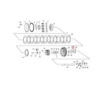 RONDELLA, CUSCINETTO MOZZO CL .0975 POLLICI, 52-70 K, XL(NU)