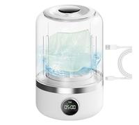 Rondella da viaggio, lavatrice portatile - Panty Washing Machine,Piccola biancheria intima Modalità di pulizia a doppia pulizia silenziosa macchina per calzini per panty.