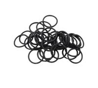 Rondella della guarnizione dell'O-ring in gomma nitrile butadiene | Nero OD 4.5-80mm CS 1.5mm 50 pezzi -25-100C Sigillatura ad alta pressione solvente acqua olio(OD 9MM ID 6MM-CS 1.5MM)
