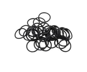 Rondella della guarnizione dell'O-ring in gomma nitrile butadiene | Nero OD 4.5-80mm CS 1.5mm 50 pezzi -25-100C Sigillatura ad alta pressione solvente acqua olio(OD 21MM ID 18MM-CS 1.5MM)