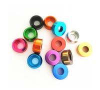 Rondella della testa del tappo a corona in lega di alluminio | Multicolor M3(10)/M4(10)/M5(5)/M6(5)/M8(2): Parti RC, Raccordi(Purple,M5 5pcs)