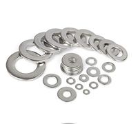Rondella di metallo in acciaio inossidabile 304 con guarnizione piatta 0,5 mm guarnizione sottile M3M4M5M6M8M14M12M16M18M20-M8 * 16 * 0,5 【30 compresse】
