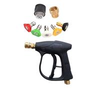 Rondella di pressione 4350PSI 1/4 In Connettore Rapido Con Schiuma & Ugello Punte 1 Litro Rondella di Alimentazione Per Pavimento Auto Schiuma Lavaggio Auto