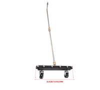 Rondella di pressione nera 4000psi Cleaner con carrello con 6 ugelli, 2 bacchette di prolunga, ruota girevole sotto la scopa d'acqua delle auto (Sprinkler del telaio per auto)