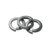 Rondella di sicurezza a molla in acciaio inossidab Guarnizioni for rondelle elastiche in acciaio inossidabile 304 Rondella aperta ad alta resistenza metallica M2-M20(M4(50pcs))