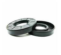 Rondella di tenuta 2 pezzi NBR Paraolio for albero TC-8Nitrile coperto a doppio labbro con guarnizione a molla Giarrettiera(8x22x4mm 2pcs)