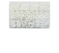 Rondella di tenuta in gomma per la tenuta di vetro per filo filo per filo elettrico fogli moli impianti di olio kit di olio resistente al petrolio compatibile con vari veicoli e(400pcs)