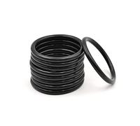Rondella di tenuta O-ring in gomma nitrile-butadiene NBR,CS 2mm,OD 72mm 10Pcs