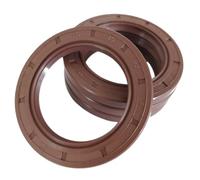 Rondella di tenuta Paraolio scheletro FKM 64mm Diametro dell'albero, 80mm Diametro esterno, 8mm Lunghezza, Pacchetto di 5
