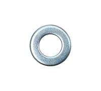 Rondella Diametro interno: 6.4 mm M6 DIN 125 Acciaio zincato 100 pz. SWG