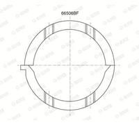 Rondella distanziale albero motore A208/2 STD GLYCO per RENAULT CITROËN JEEP