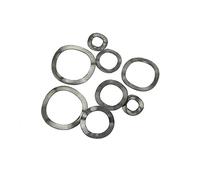 Rondella elastica a tre onde in acciaio inossidabile | Argento M3-M16 50/100 Pz for Alberi Cuscinetti: Rondella Elastica A Tre Onde(M3 100pcs)