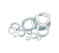 Rondella elastica con blocco a cerniera, 1-100 pezzi Rondella elastica in acciaio al carbonio zincato Guarnizione elastica con bloccaggio diviso M2-M30(M3-100pcs)