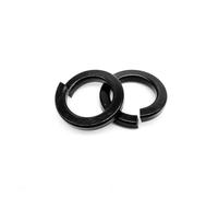 Rondella elastica con blocco a cerniera, Kit di rondelle elastiche di sicurezza GB93 da 320 pezzi/scatola M2-M8 in acciaio inossidabile 304 A2 nero(Black Carbon Steel)