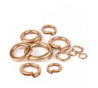 Rondella elastica con blocco a cerniera, Rondella elastica divisa in bronzo rame ottone M2-M12 da 10-200 pezzi(M8-20pcs)