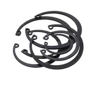 Rondella elastica in acciaio al carbonio Mn65 DIN472 tipo C con fermo a scatto for anello elastico interno dell'albero da 30, 32 e 34 mm(M30)
