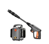 Rondella For Auto Ad Alta Pressione 350W 30000mAh Pompa For Lavaggio Con Pistola Ad Acqua Spray Lavatrice Portatile Dispositivo Automatico For La Pulizia Elettrica Potente Facile(Colorless)