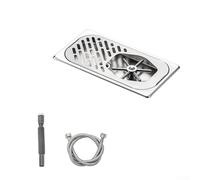 Rondella in acciaio inox progettata per barre ad alto traffico con getti ad alta pressione e vaschetta di scarico (media)