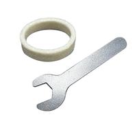 Rondella in feltro per macchina per espresso, rondella in feltro bava inferiore,Accessori per guarnizioni per macchine per caffè espresso | Sostituzione della rondella del feltro del frantoio espresso