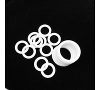 Rondella in PTFE, Rondelle in PTFE da 20 pezzi, manometro flangiato con rondella piatta in PTFE spessore 2 mm, ID34 31,5 40 mm(32x40x2mm)