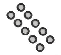 Rondella Lavastoviglie Valvola Doccia Filtro Garza 3/4 per BSP con rete in acciaio inox per filtraggio detriti in lavatrice e idraulica (nero)