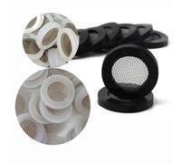 Rondella Lavastoviglie Valvola Doccia Filtro Garza 3/4 per BSP con rete in acciaio inox per filtraggio detriti in lavatrice e impianto idraulico (bianco)