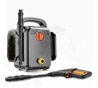 Rondella per auto senza fili ad alta potenza da 350 W, idropulitrice a batteria al litio da 25000 mAh con tubo di scoppio ad alta fibra da 13 m, pompa a stantuffo a 4 cilindri, 3 modalità di acqua per