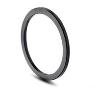 Rondella per guarnitura cava in lega di alluminio nera per albero a disco integrato, spessore 32 x 24 x 1 mm, distanziatore per movimento centrale (32 x 24 x 2 mm, 1 pezzo)