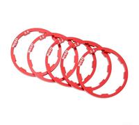 Rondella per mozzo della bicicletta, distanziatore per mozzo libero, guarnizione in lega di alluminio per una regolazione e una manutenzione affidabili della ruota libera (nero, 2,18 mm)