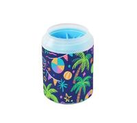 Rondella per piedi per animali domestici, riutilizzabile, con spazzola in silicone, kit di pulizia per cani e gatti di taglia piccola, media e grande