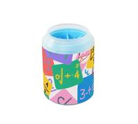 Rondella per piedi riutilizzabile con formula matematica colorata con spazzola in silicone morbido per animali domestici, forniture e accessori per cani di taglia piccola, media e grande